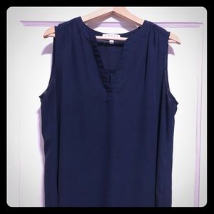 Chaus New York Blouse in Navy